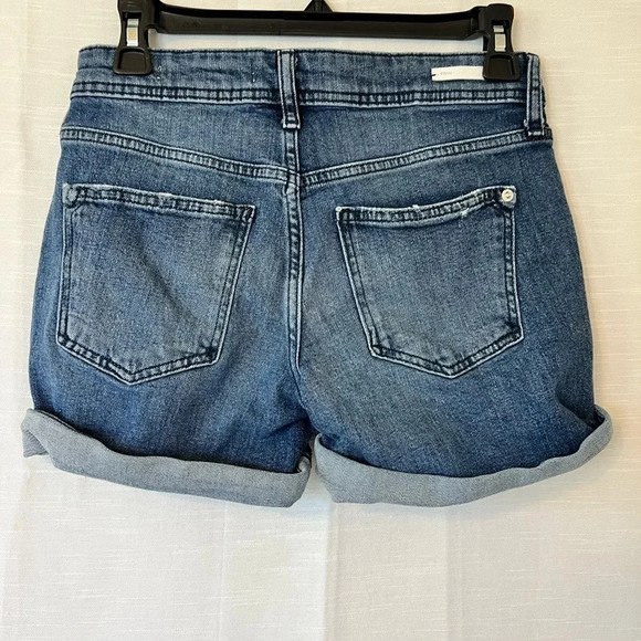 Anthropologie Pilcro Letterpress Script Shorts 25 - Picture 5 of 6